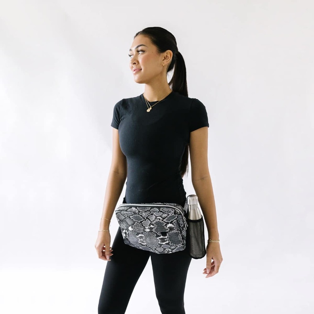 Tushbaby The Pack Crossbody in Python - Picture 5 of 14